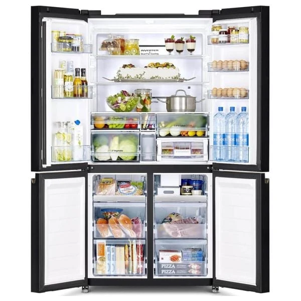 ثلاجة هيتاشي R-WB720VUQ0-GMG - 4 ابواب Hitachi R-WB720VUQ0-GMG Refrigerator - 4 Doors