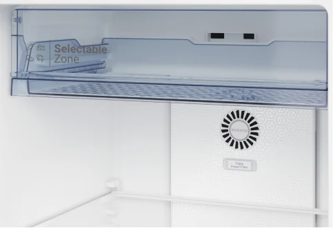 ثلاجة هيتاشي بابين - 17 قدم - ابيض Hitachi 2-Door Refrigerator - 17cu ft - White