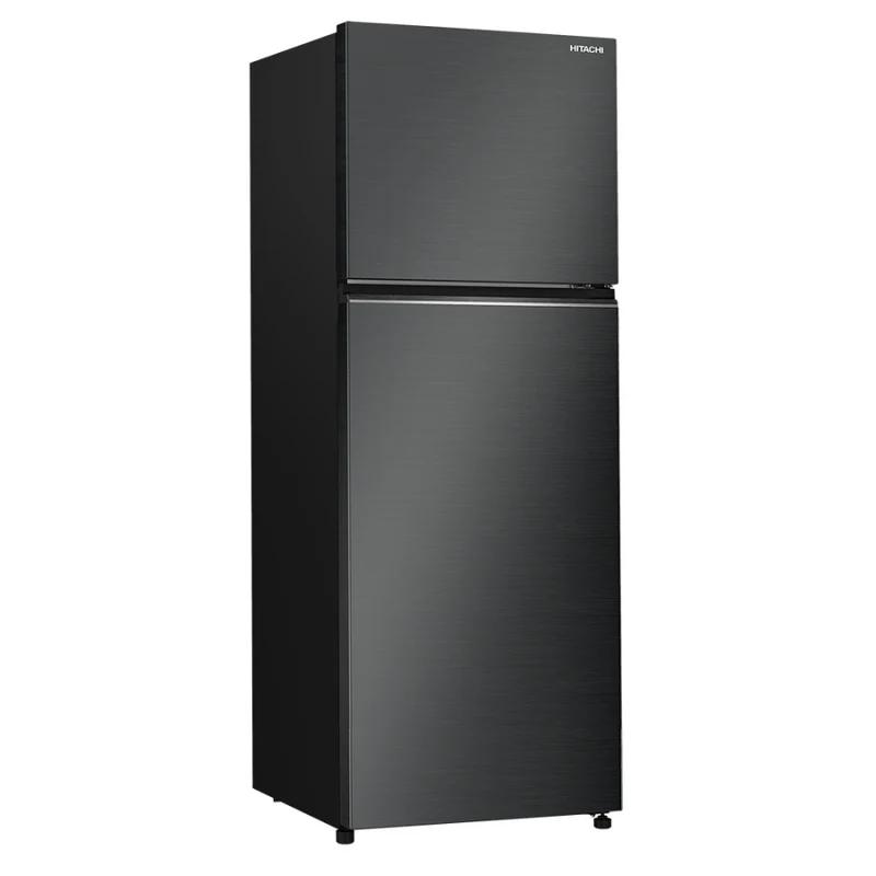 ثلاجة هيتاشي بابين - 17 قدم - ستيل اسود HRTN6443SBBKIQ Hitachi 2-Door Refrigerator - 17 cu. ft. -