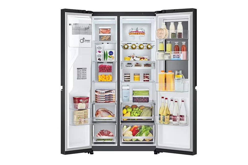 GCX-287TVAN LG ثلاجة ال جي Insta View حجم 617 لتر الباب داخل الباب