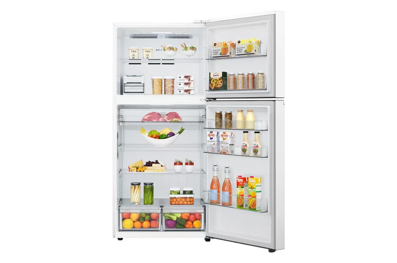 GRF-862BVWB LG ثلاجة ال جي ، تقنية ™ThinQ لون أبيض حجم 28 قدم