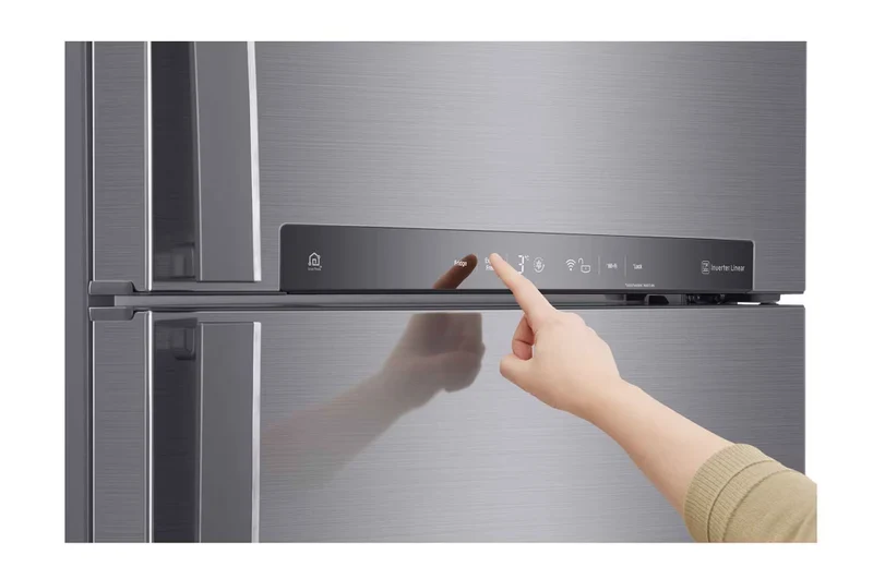 GNM-732HLI LG ثلاجة ال جي 24 قدم لون فضي