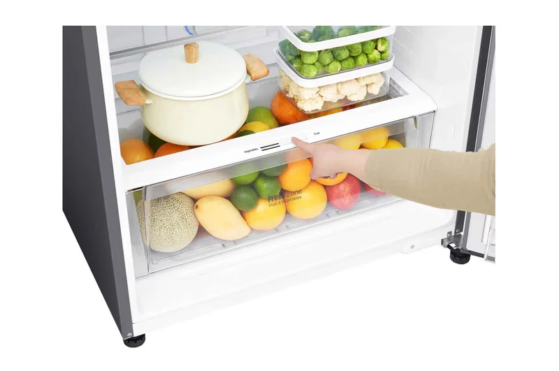 GNM-732HLI LG ثلاجة ال جي 24 قدم لون فضي