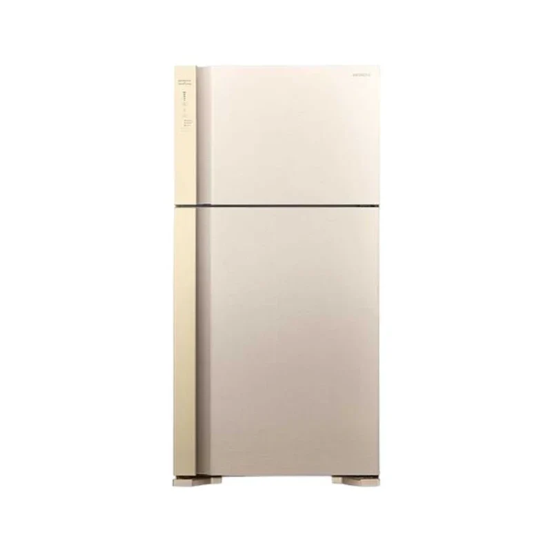 ثلاجة هيتاشي بابين - 25 قدم بيجي-R-V765PUQ7-1 BEG Hitachi 2-Door Refrigerator - 25 cu ft Beige