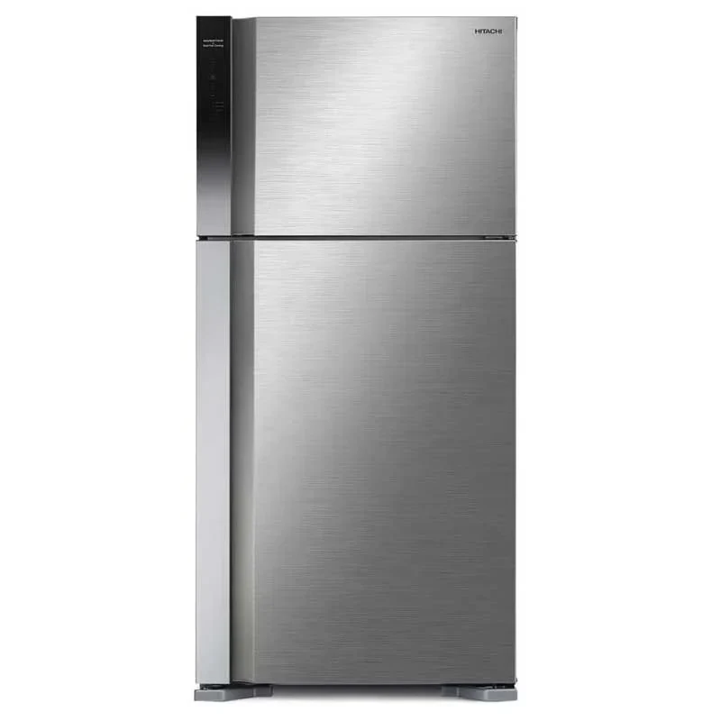 ثلاجة هيتاشي ببابين 24 قدم سلفر - R-V765PUQ7-1 BSL Hitachi 2-door refrigerator, 24 cubic feet