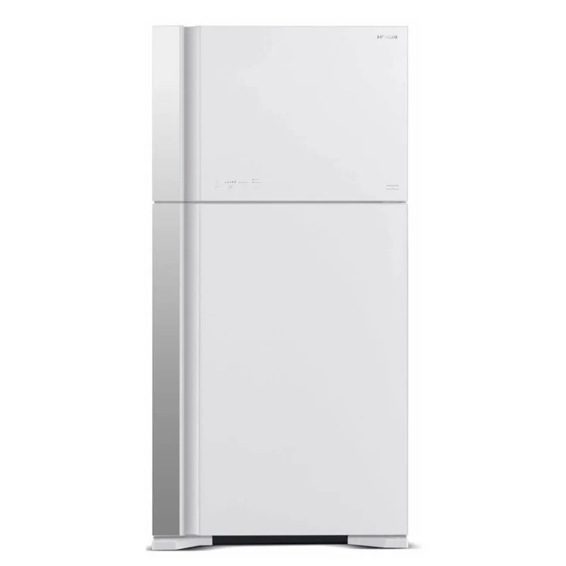 ثلاجة هيتاشي بابين22 قدم ابيض-HRTN8565DFPWHIQ Hitachi 2-Door Refrigerator - 22 cu ft White