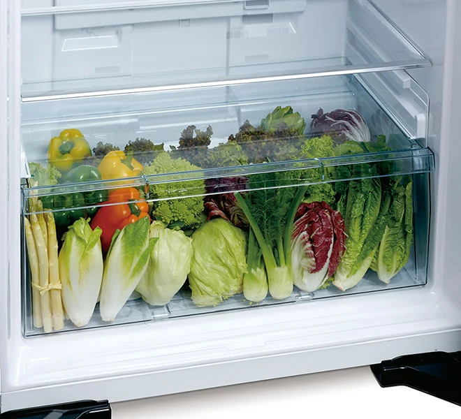 ثلاجة هيتاشي بابين 20 قدم ستيل- HRTN7489DFBSLIQ Hitachi 2-door 20-foot stainless steel refrigerator