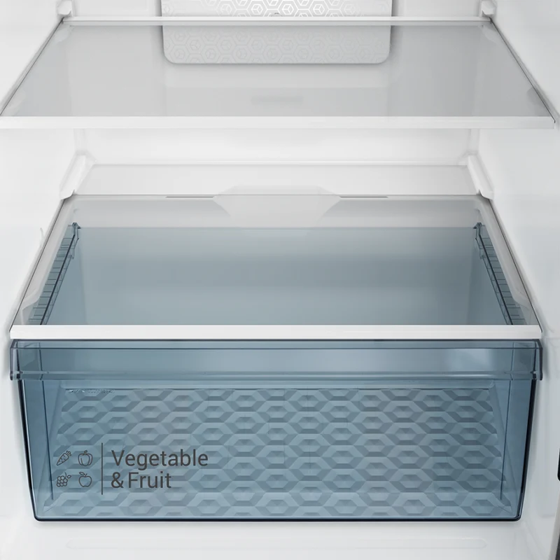 ثلاجة هيتاشي - 17 قدم زجاج اسود -HRTN6443SGBK Hitachi Refrigerator - 17 cu ft - Two Door Refrigerator -