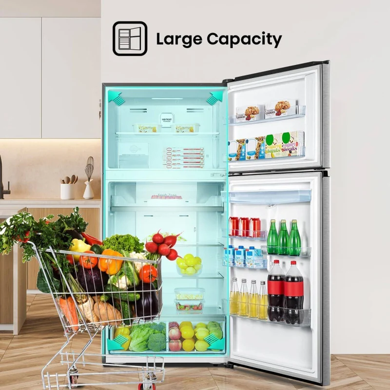 ثلاجة 729 لتر 26 قدم إنفرتر فضي Refrigerator 729 L 26.0 Ft Inverter Silver RT729N4WSU