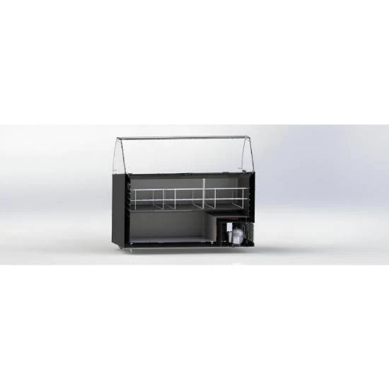 Speiseeisvitrine Eistheke Tenerife, schwarz, 10x5 Liter