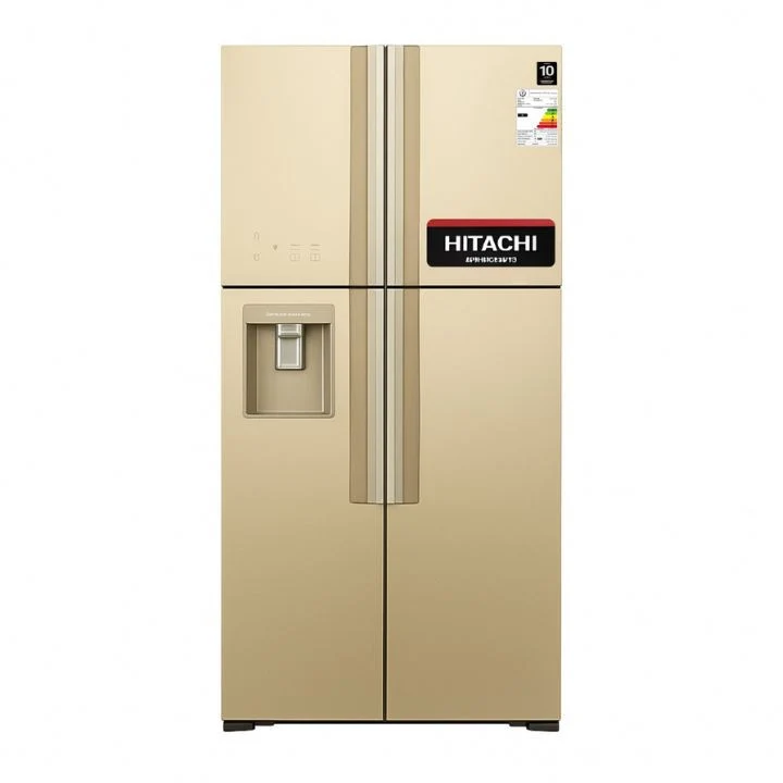 ثلاجة هيتاشي بأربعة أبواب R-W760PUQ7 GBE Hitachi 4-Door Refrigerator R-W760PUQ7 GBE
