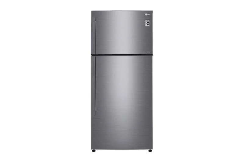 GNM-705HLI ثلاجة فريزر علوي لون فضي, بسعة اجمالية 516 لتر، ضاغط انفيرتر، تبريد الباب