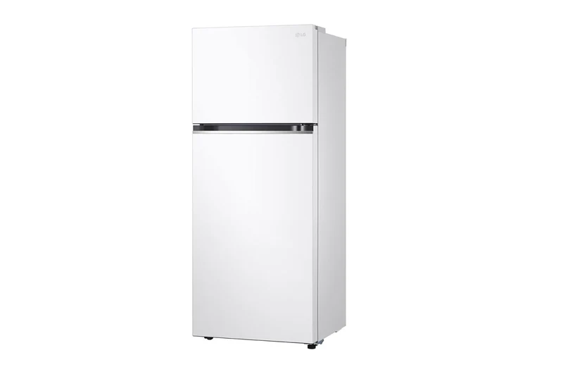 ثلاجة ال جي فريزر علوي بسعة إجمالية 432 لتر لون أبيض، ضاغط انفيرتر Smart Inverter™