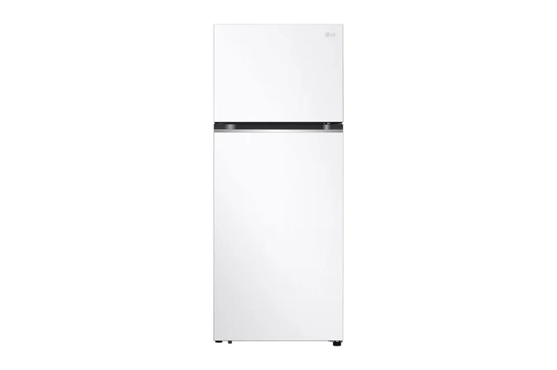 ثلاجة ال جي فريزر علوي بسعة إجمالية 432 لتر لون أبيض، ضاغط انفيرتر Smart Inverter™