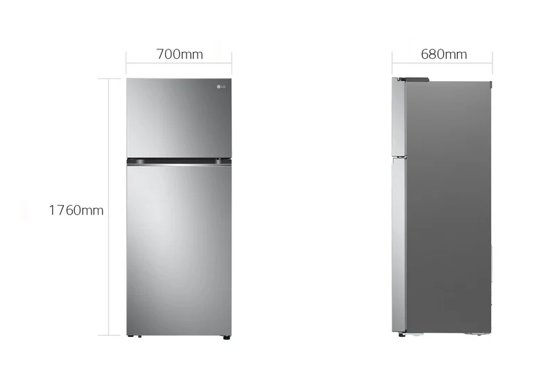 ثلاجة 20قدم سلفر LG GNB--582 GVZP