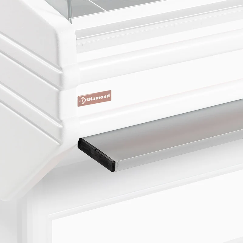 Taschenablage für Thekenunterbau , Robuste Metallausführung pro lfm., PGBR