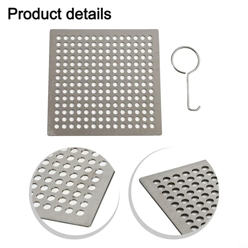 Real Deal Stainless Steel Bathtub Drain Cover That Super Straight Up Stops Clogs Using A Dense Grid Layout To Catch Every Trapped Hair And Debris For Totally Smooth Drainage