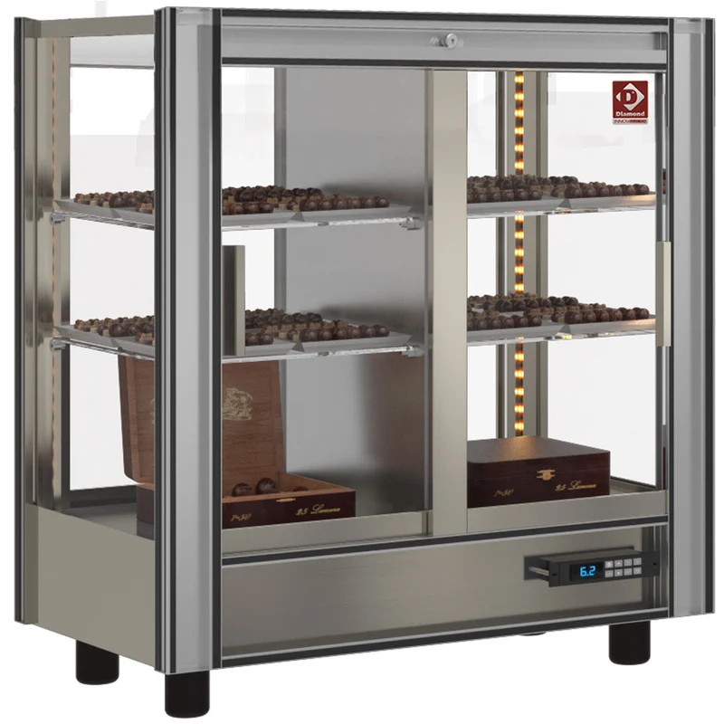 Pralinentheke mit LED-Beleuchtung , 216 Liter, PCC-1/TR-R6