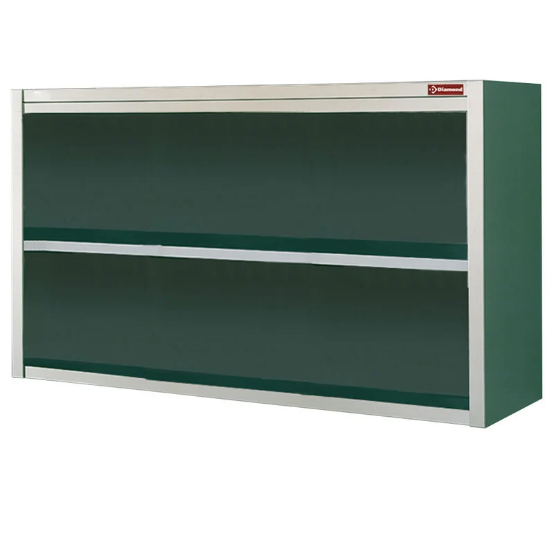 Edelstahl Wandhängeschrank offen , 1000x400mm , 1 höhenverstellbarer Zwischenboden, PA100/B