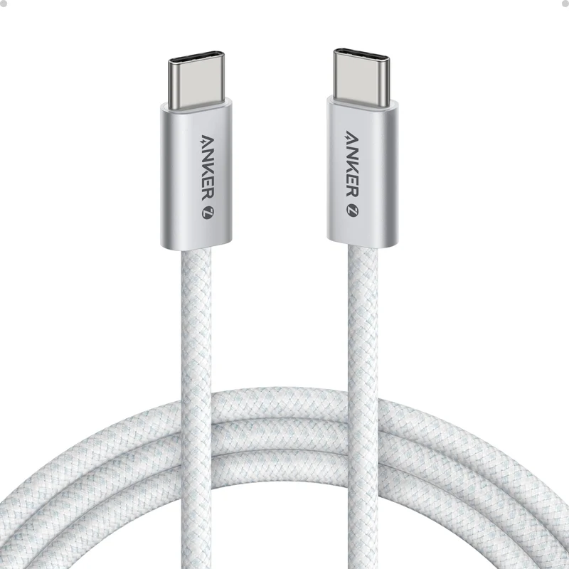 Anker Zolo Cable USB-C a USB-C, cable trenzado y resistente a la suciedad