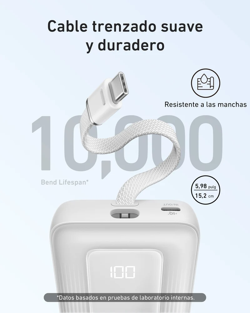 Anker Zolo Power Bank de 20,000 mAh y 30W
