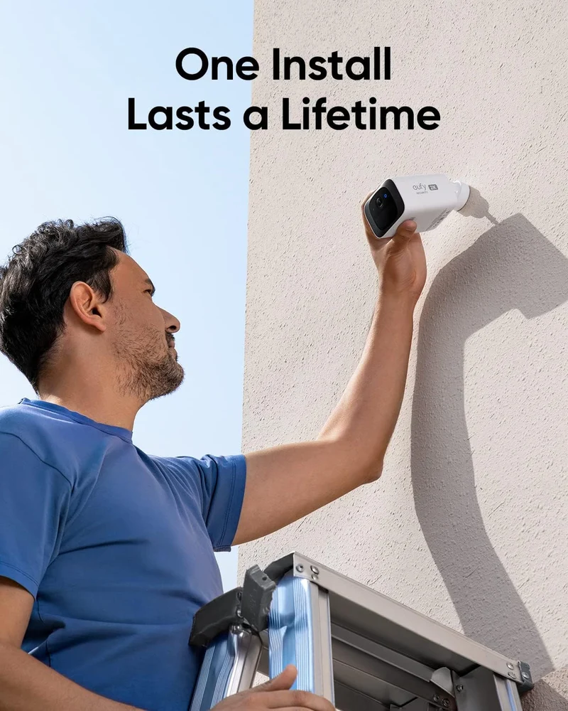 eufy Security SoloCam S220 Kit 2 Cámaras de Seguridad Exterior Solar