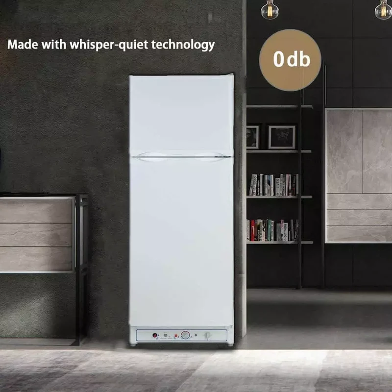 SMAD 265L LPG & AC Powered Gas Fridge with Freezer – Silent & Off-Grid Ready