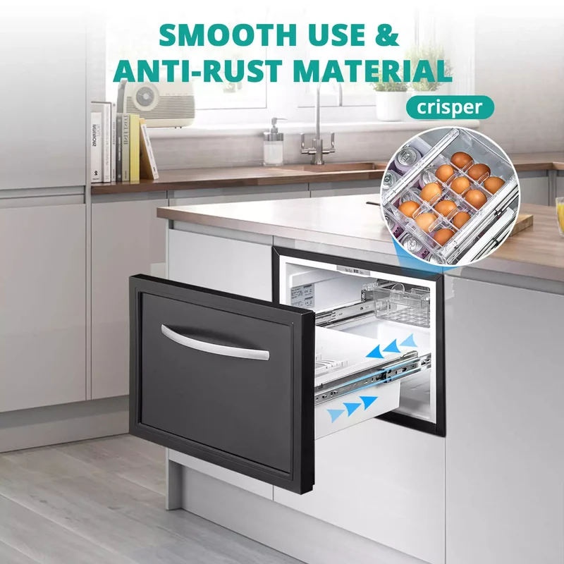 SMAD 50 Drawer Fridge | Compact Dual Voltage Refrigerator for Home & RV