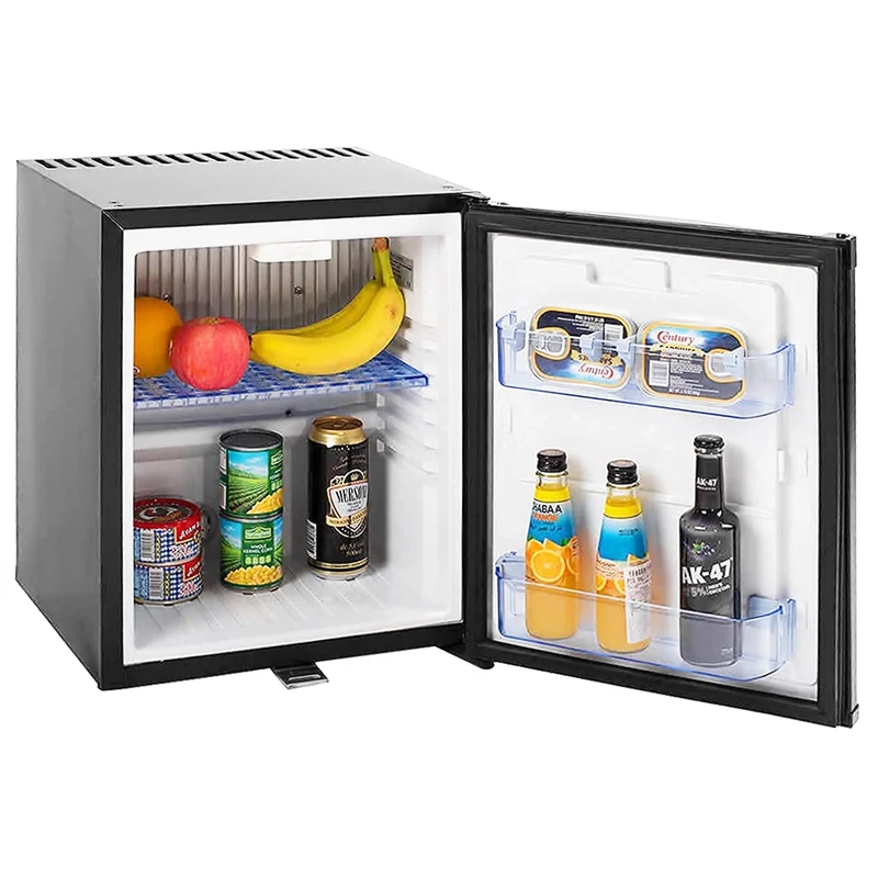 Smad Mini Absorption Fridge 40L – Silent Operation, With Lock – 12V DC / 230V AC – For Truck, Cabin, Office, Static Camping, Outdoor Use – 0–10°C