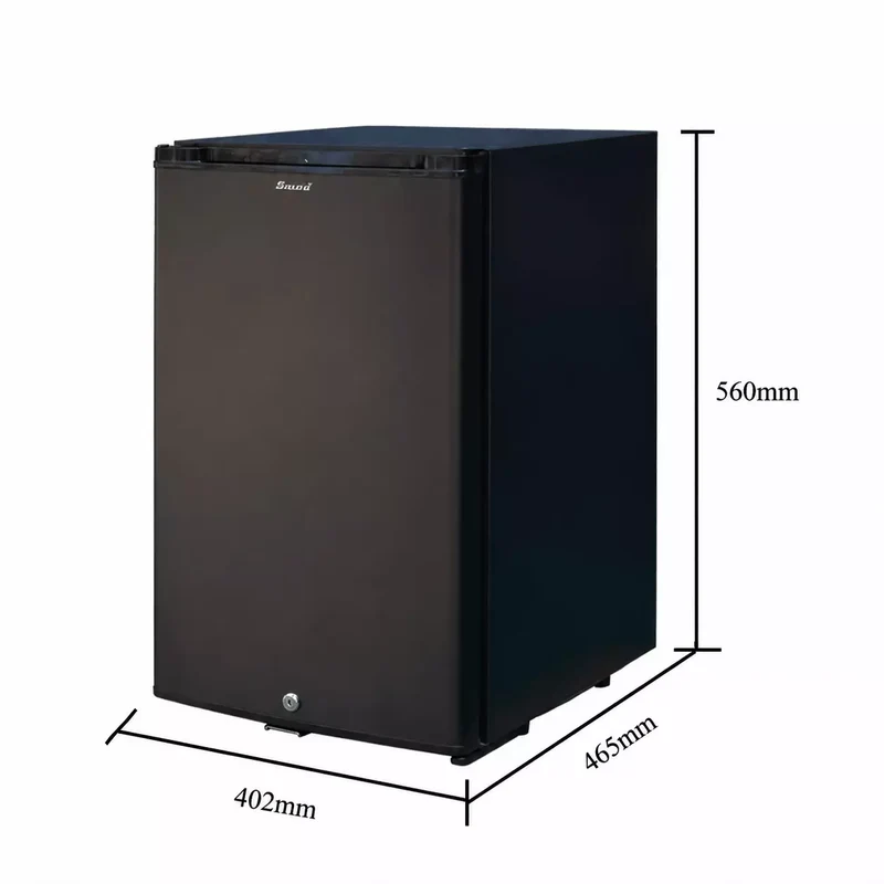 Smad Mini Absorption Fridge 40L – Silent Operation, With Lock – 12V DC / 230V AC – For Truck, Cabin, Office, Static Camping, Outdoor Use – 0–10°C