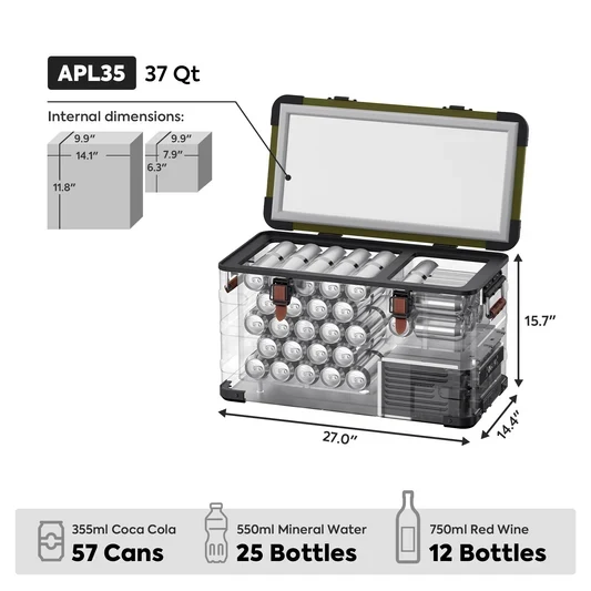 ICECO APL 35 Kompressor-Kühlbox | Dual-Zone | Limited Edition JEEP