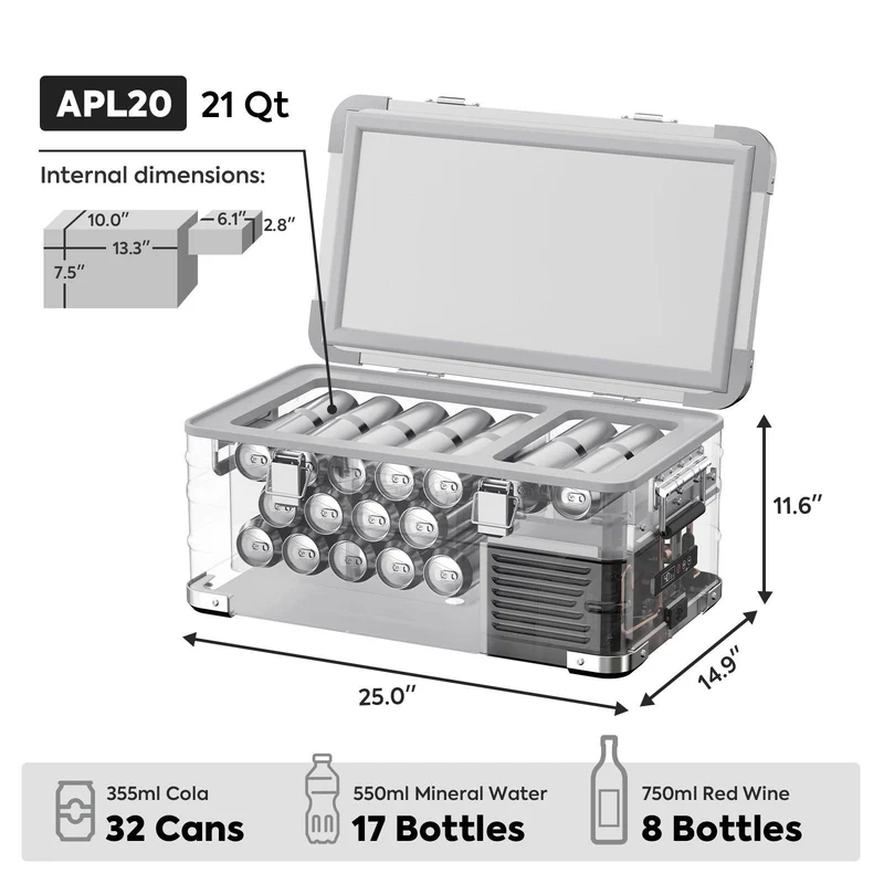 ICECO APL 20 – Kompressor-Kühlbox | Single-Zone