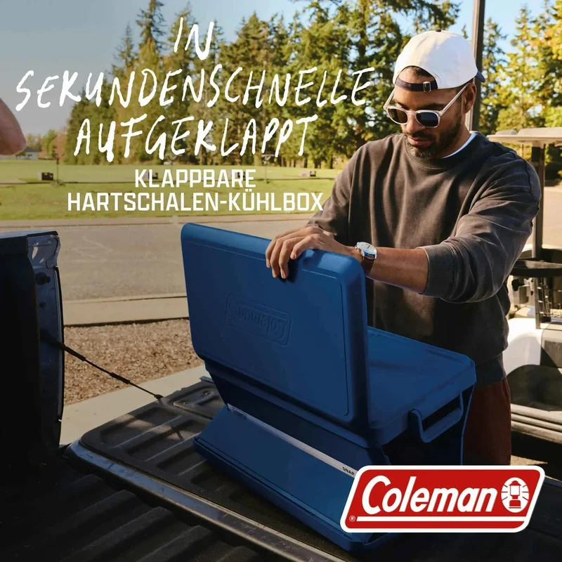 Coleman Snap ‘N Go 55QT | 52 Liter faltbare Kühlbox | 2 Tage Kühlung