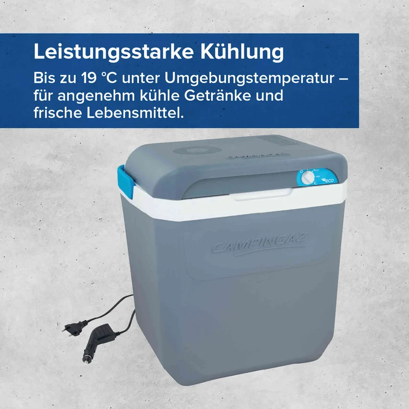 Campingaz Elektrische Kühlbox Powerbox Plus 28 Liter | 12V/230V Anschluss