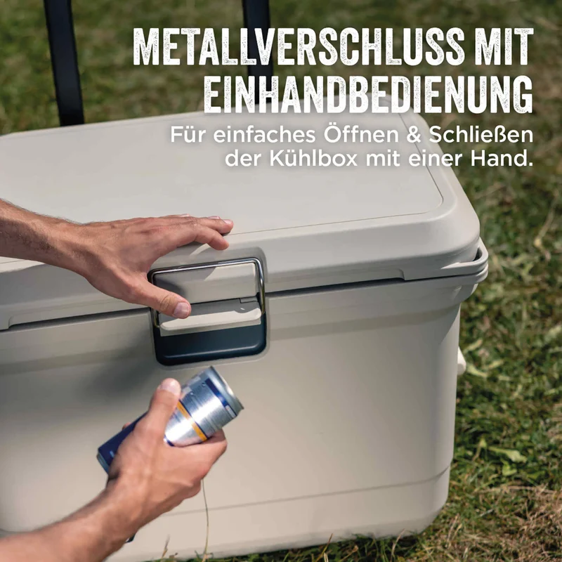 Coleman PRO 55QT Wheeled | 52 Liter Kühlbox mit Rollen | 5 Tage Kühlung