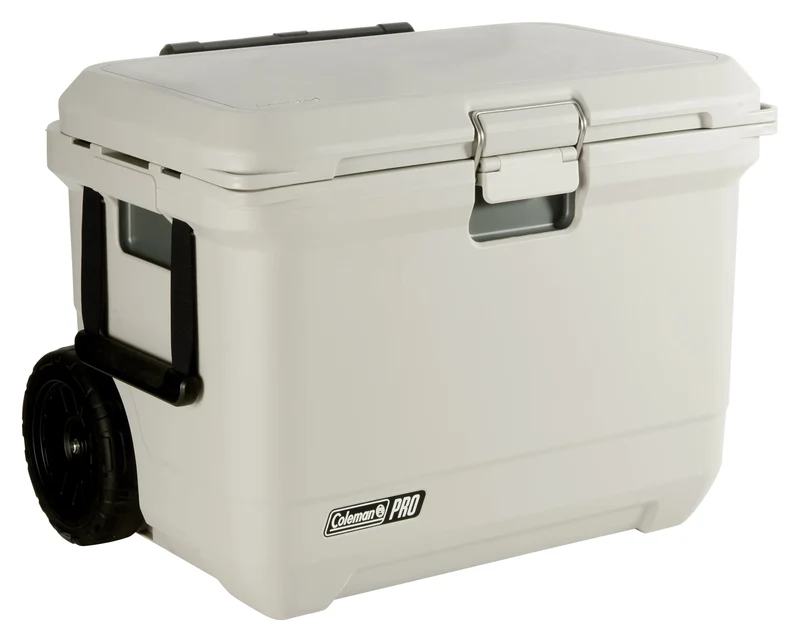 Coleman PRO 55QT Wheeled | 52 Liter Kühlbox mit Rollen | 5 Tage Kühlung