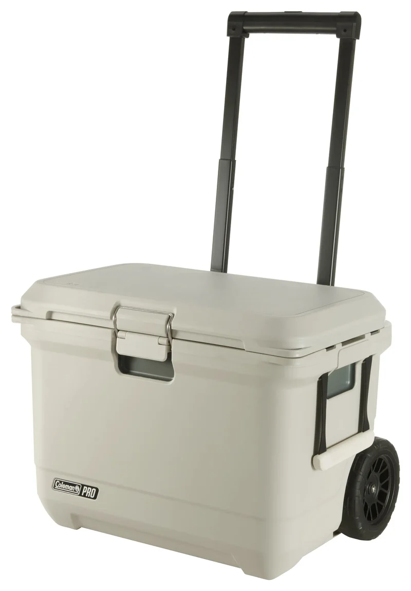 Coleman PRO 55QT Wheeled | 52 Liter Kühlbox mit Rollen | 5 Tage Kühlung