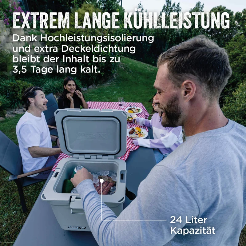 Coleman PRO 25QT | 24 Liter Kühlbox | bis zu 3.5 Tage Kühlung