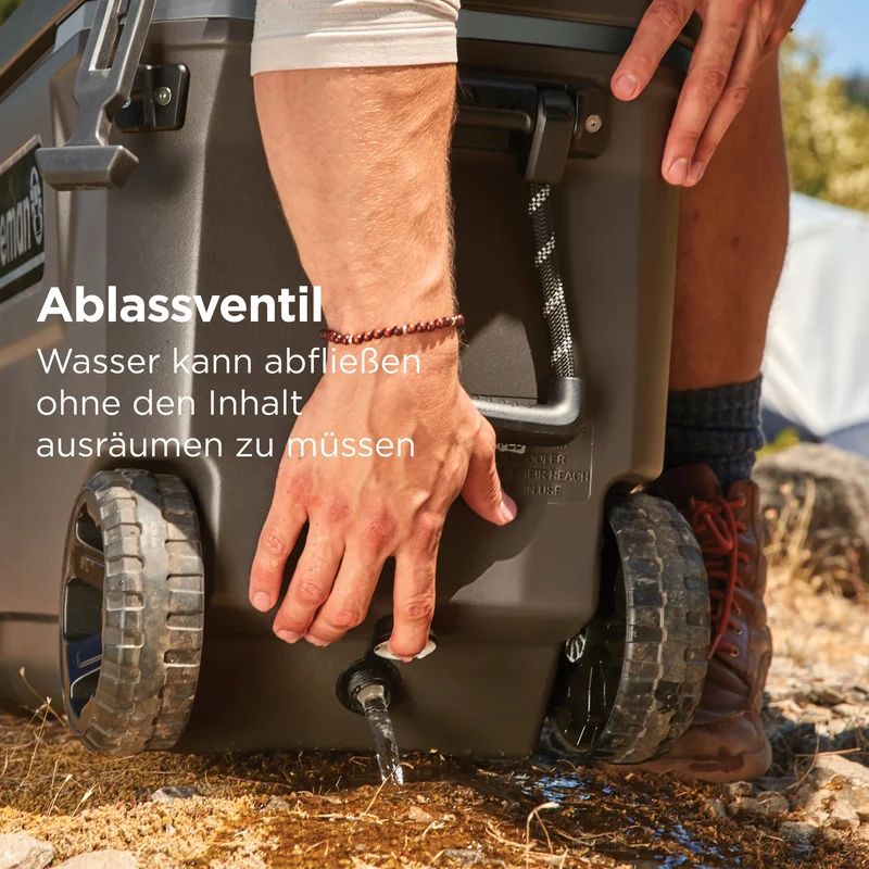 Coleman Convoy 65QT Wheeled | 66 Liter Kühlbox mit Rollen | 5 Tage Kühlung