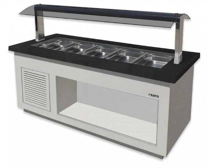 Salatbar für 6x 1/1 GN, PREMIUM LINE SB-K230 weiß
