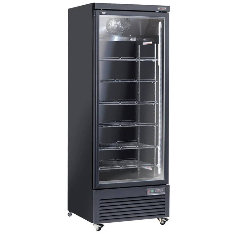 Vertikaler Kühlschrank, 1 Tür, 615 Liter - SCHWARZ