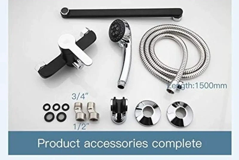 Rock Solid Brass Kitchen Faucet Slick Matte Black Tall 340 Mm Spout Corrosion Resistant Heavy Duty Easy Install High Arc Hot Cold Sink Mixer Top Shelf.