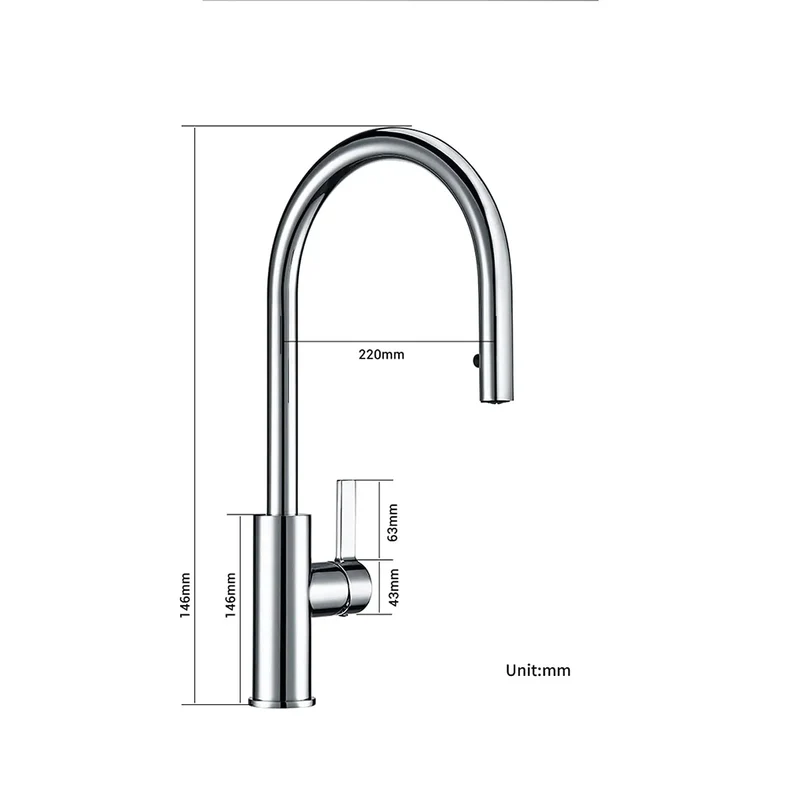Heavy Duty Stainless Steel Kitchen Faucet With Pull Down Sprayer And Smooth Glide Spout For Zero Stress Cleanup Polished Chrome Finish Rock Solid Build Ready For The Daily Grind Quick Mount Hardware Total Game Changer