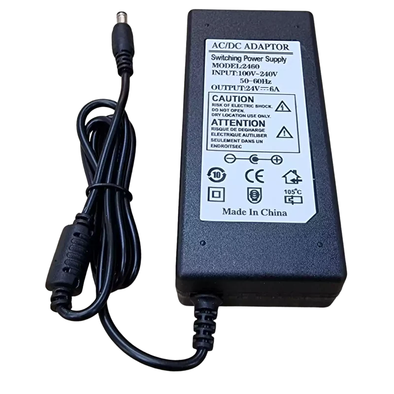 Alimentation 24V 6A 144W fiche 5.5 x 2.5mm