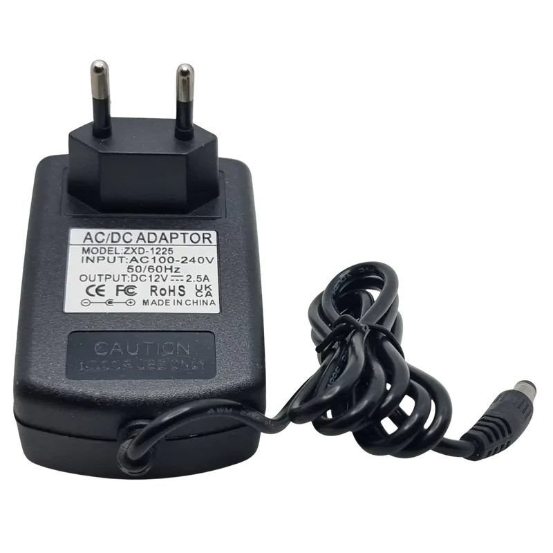 Adaptateur secteur 12V 2.5A 30W fiche 5.5x2.1mm