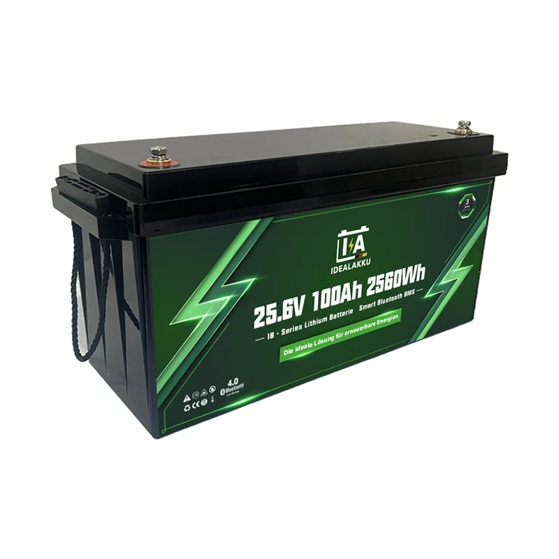 Batterie LiFePO4 IDEALAKKU IB-24-100 25.6V 100Ah Bluetooth