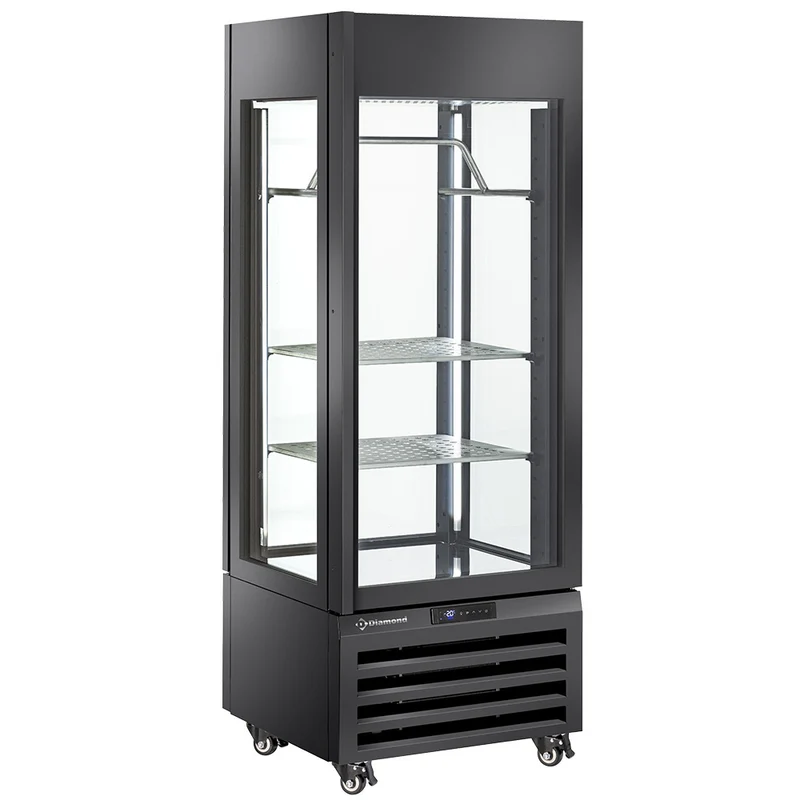 Fleischreifeschrank 440 L mit Glastür & Umluftkühlung, MAX/507-MB