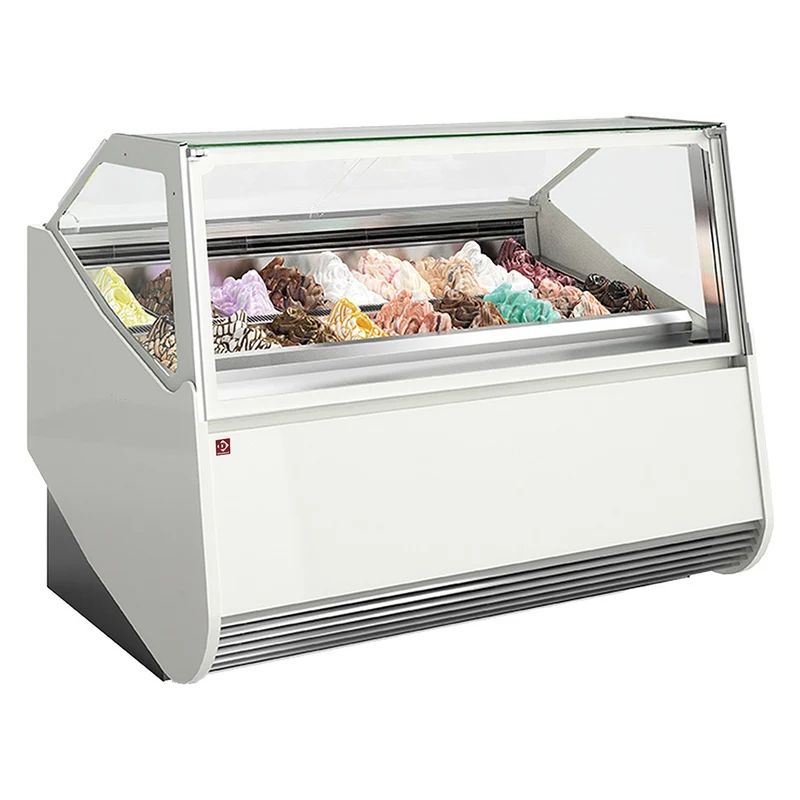Speiseeisvitrine für 18 Behälter , B: 1605 mm, MONT16-V2