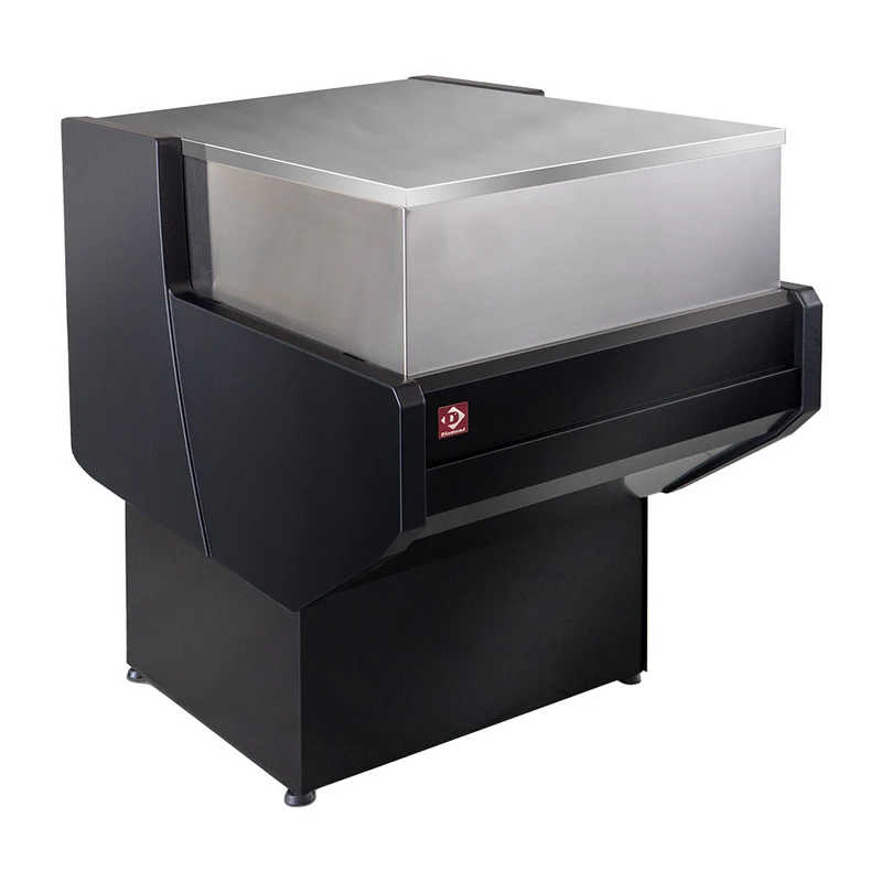 Kassentisch aus Edelstahl , 1000 mm Breite, MLT-1000/B5