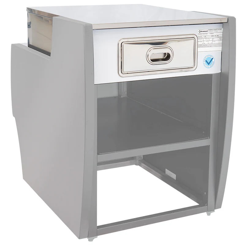 Eck-Kassentisch 1000x1000 mm, höhenverstellbar, MAT-1000/E8